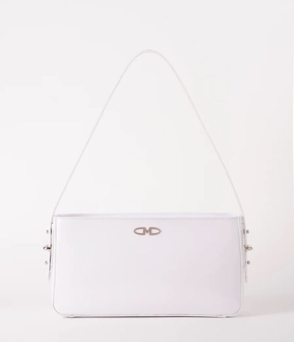 Marina C - Urania Bag - Cuir Brillant Blanc
