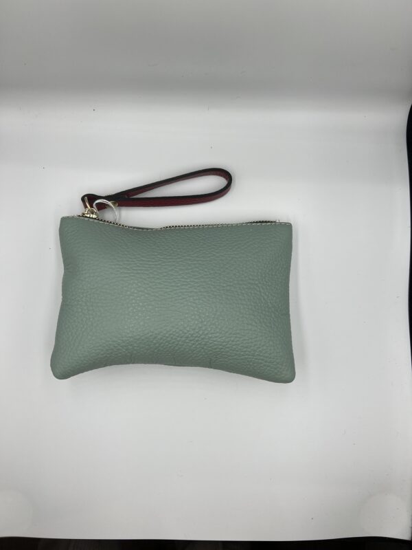 Bagolo - Pochette - En cuir vert amande
