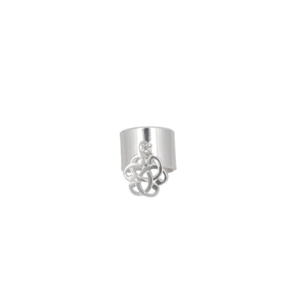 Secret de cuir - Bague Serenity - plaqué argent