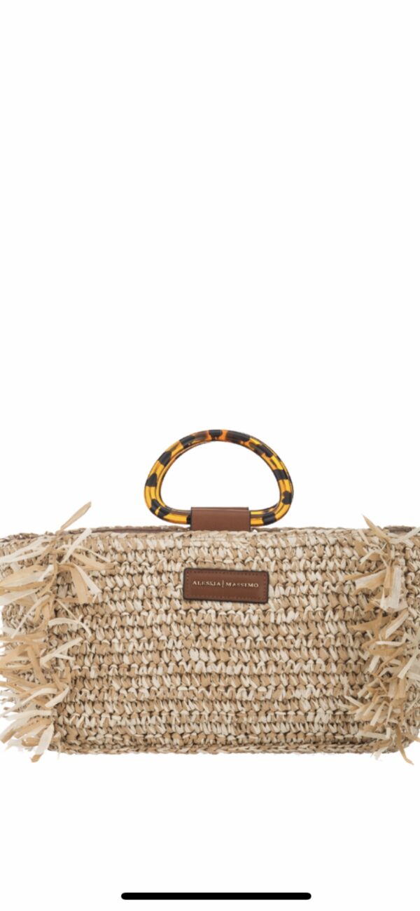 Panier - Alessia massimo - sac rapjia et semili cuir brown – Image 3
