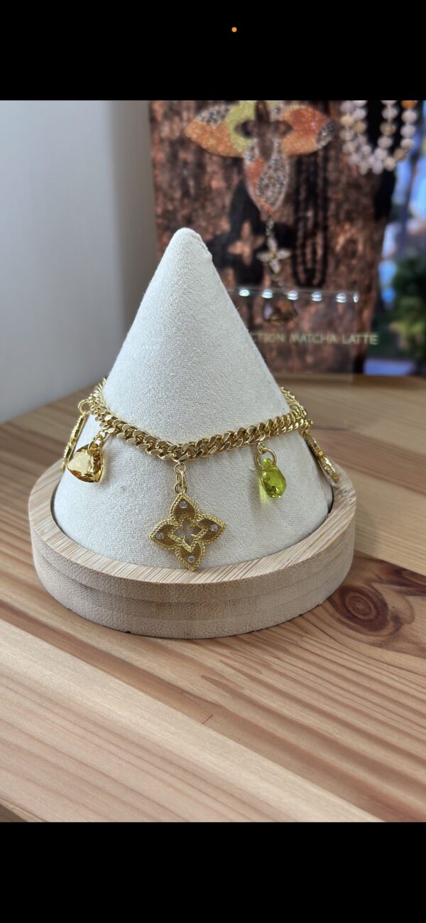 Sophie Goetsch - Bracelet chaine collection matcha latte – Image 2