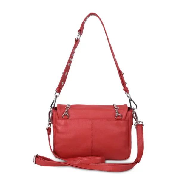 Neuville - Sac Maxke cuir rouge – Image 4