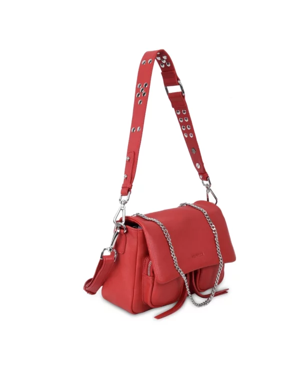 Neuville - Sac Maxke cuir rouge – Image 3
