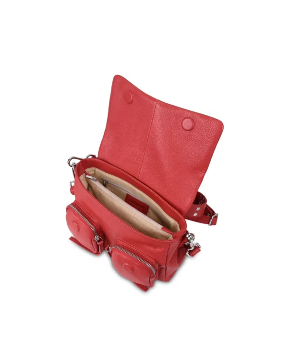 Neuville - Sac Maxke cuir rouge – Image 2