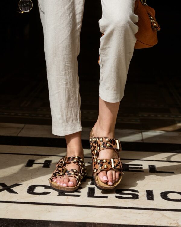 Virginie Darling - Chaussures d'été TATA ROCK Leopard – Image 4