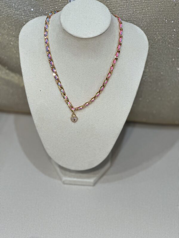 Monsens - Collier couture Multicolore