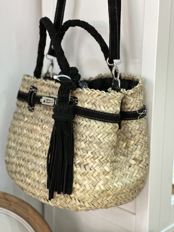 Doris Maroquinerie - Panier - Cap ferret - daim noir