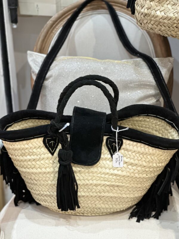 Doris Maroquinerie - Panier - Zanzibar - Noir - – Image 2