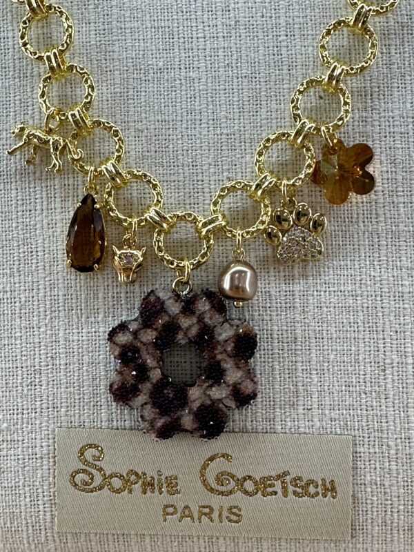 Sophie Goetsch - Collier gros maillons - Collection Leopard - – Image 2