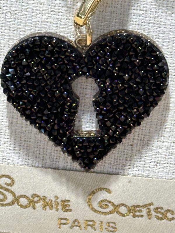 Sophie Goetsch - Collier gros maillons coeur central - collection Attache-moi – Image 6