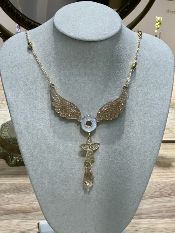 Sophie Goetsch - Collier ailes  et ange - collection ailes d'anges