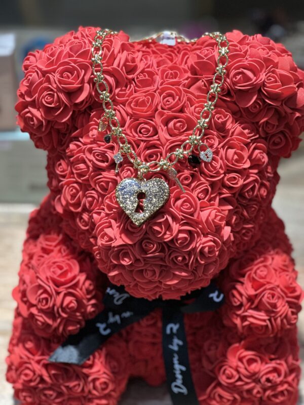 Sophie Goetsch - Collier coeur noir - collection attache-moi – Image 3